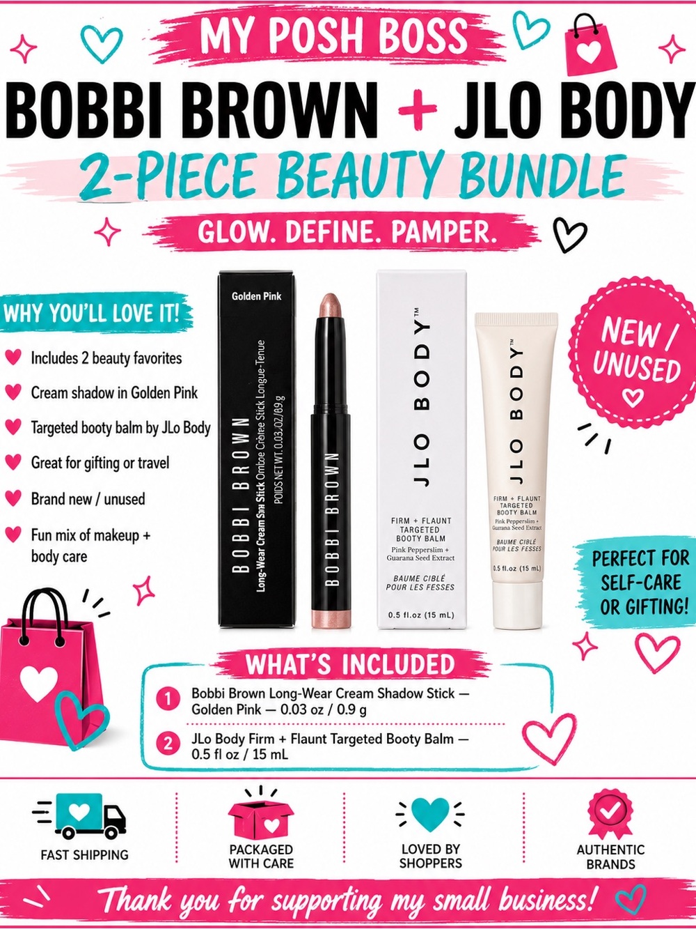 Bobbi Brown + JLo Body 2-Piece Beauty Bundle